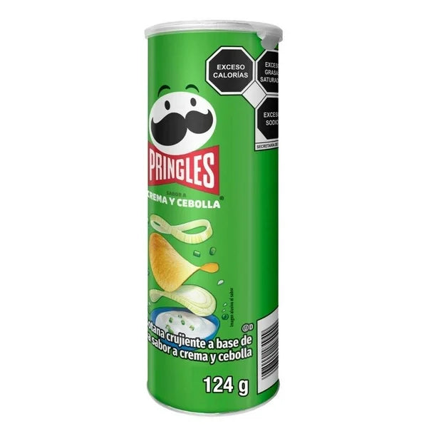 PRINGLES 124G CREMA Y CEBOLLA