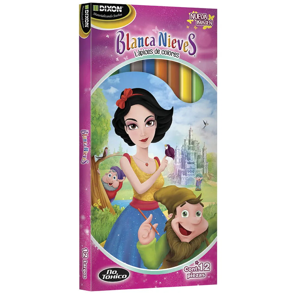 COLORES BLANCA NIEVES LARGOS 12P