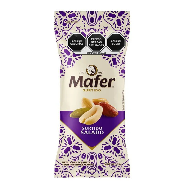 CACAHUATE MAFER 65G SALADO