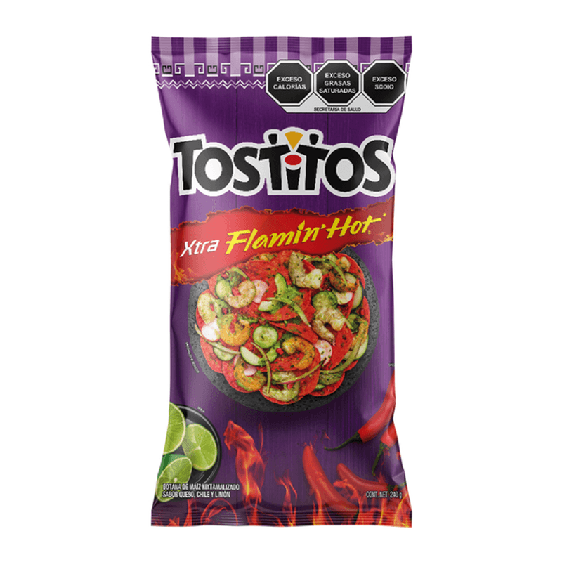 TOSTITOS XTRA FLAMIN HOT 240G