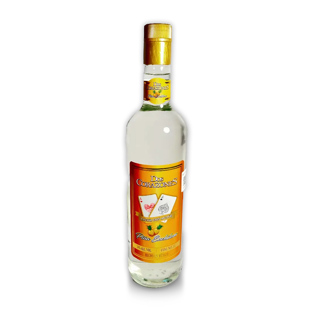 LICOR DE AGAVE DOS CORAZONES 1L MANGO