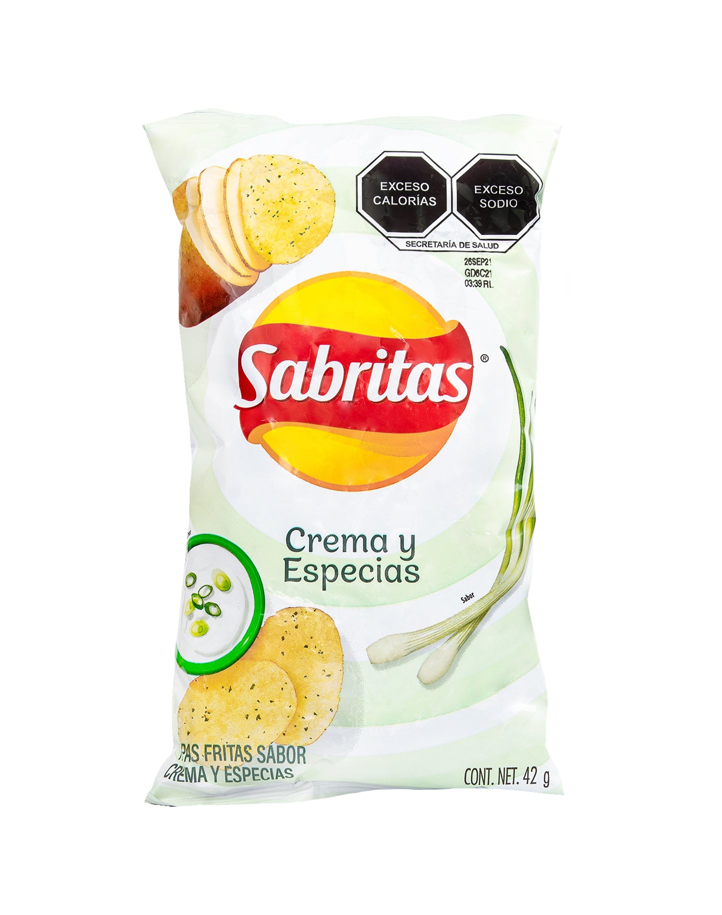 SABRITAS CREMA Y ESPECIAS 42G