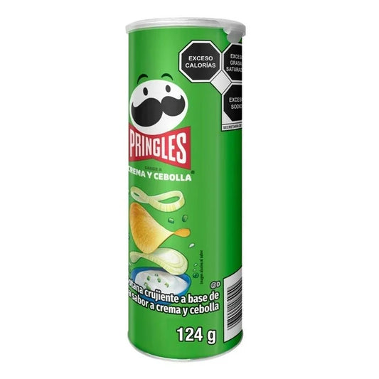PRINGLES 124G CREMA Y CEBOLLA