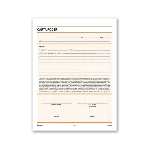CARTA PODER PZA