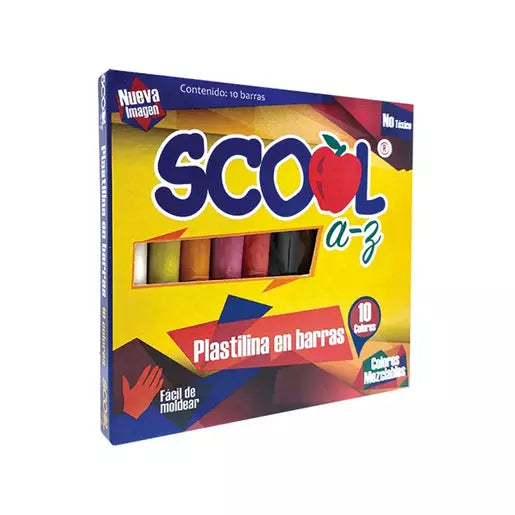 PLASTILINA BACOVINCI 10PZ SCOOL A-Z  2761