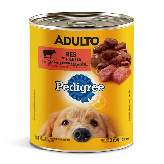 LATA PEDIGREE ADULTO RES 375G