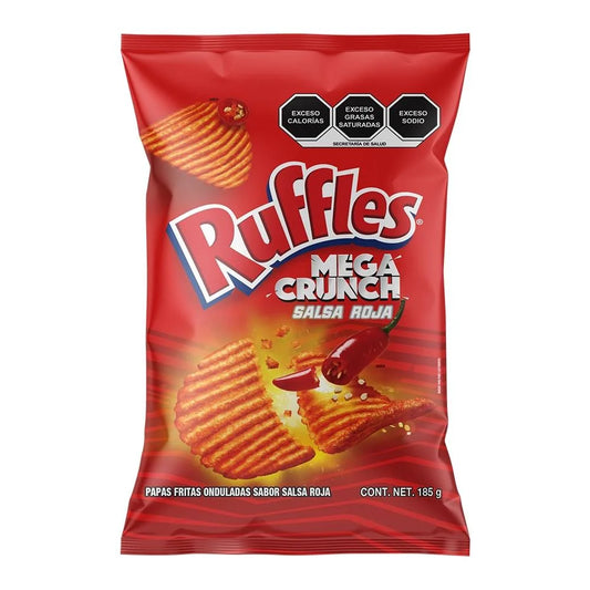 RUFFLES MEGA CRUNCH SALSA ROJA 55G