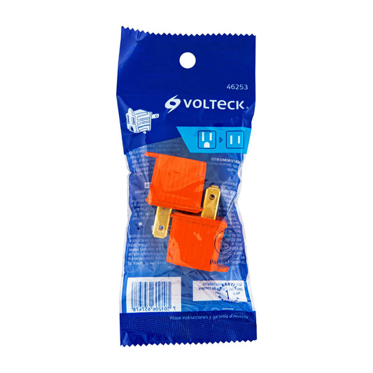 ADAPTADOR 3 A 2 NARANJAS VOLTECK 46253 FIX