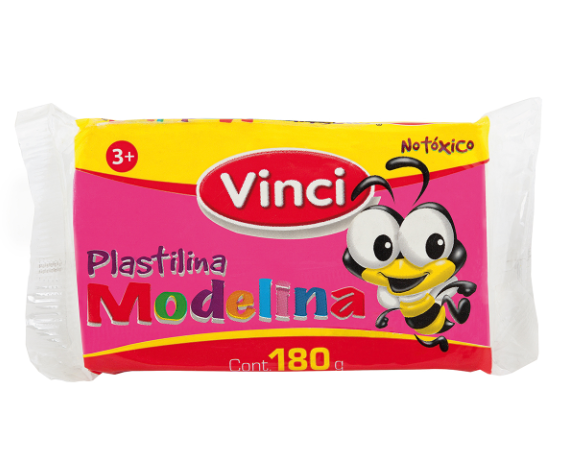 PLASTILINA ROSA VINCI BARRA 1957