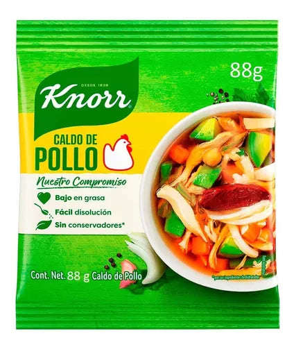 CALDO DE POLLO KNORR 88G