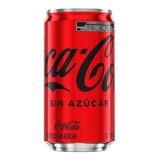 REFRESCO LATA COCA COLA SIN AZUCAR 235ML