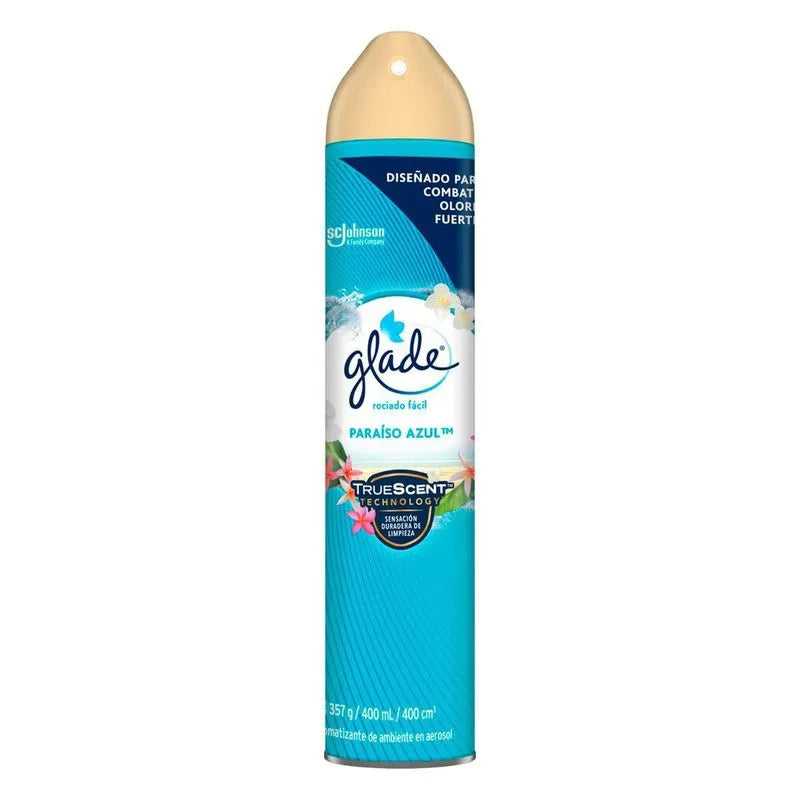 AROMATIZANTE GLADE 400ML PARAISO AZUL