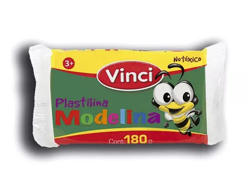 PLASTILINA VERDE VINCI BARRA 1989