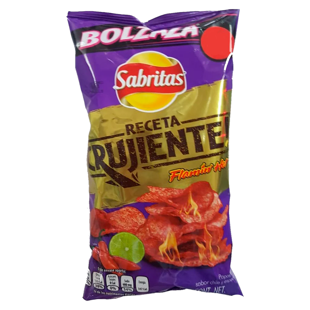 SABRITAS RECETA C FLAMIN BOLZAZA