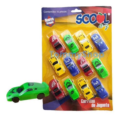 SET CARRITOS SCOOL A-Z 12PZ