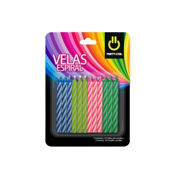 VELA ESPIRAL "PARTY IS ON"