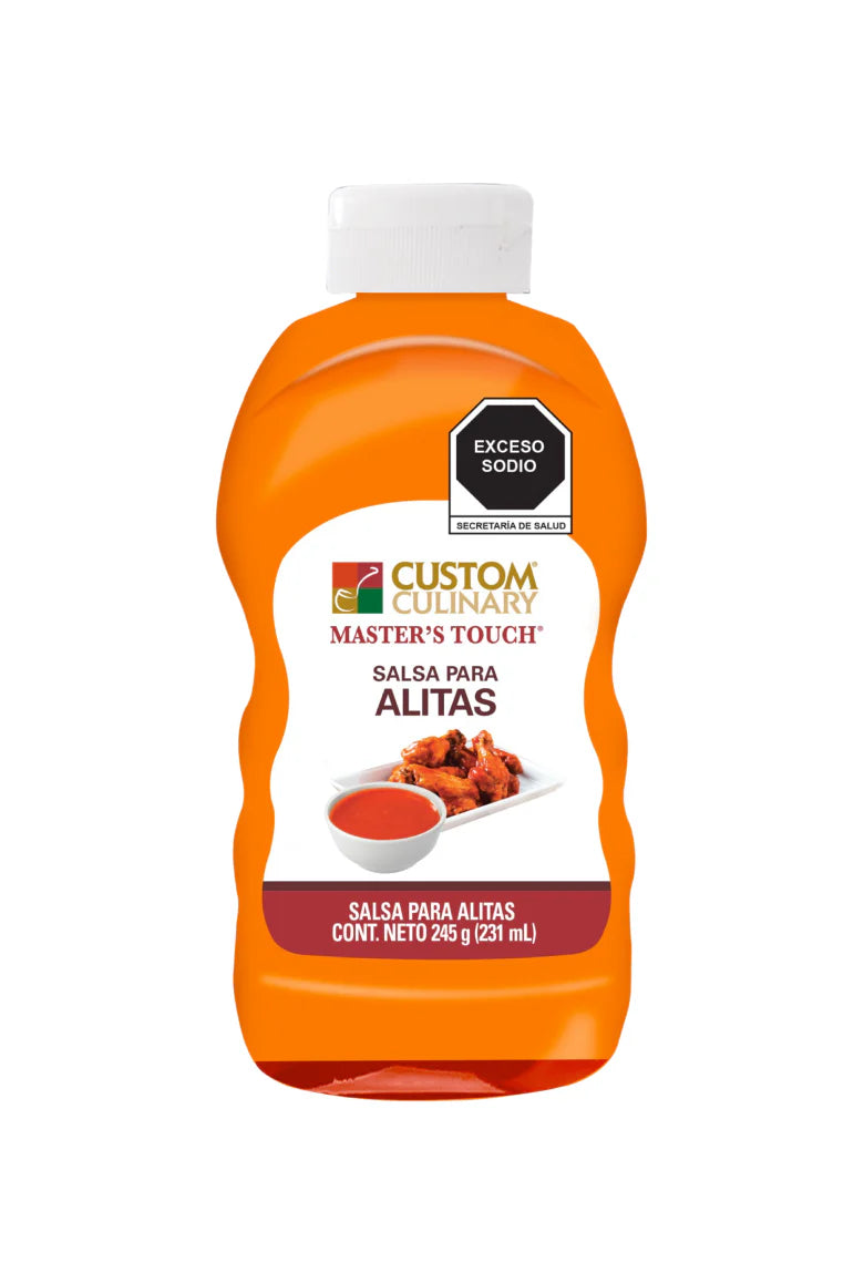 SALSA PARA ALITAS 500G CUSTOM CULINARY